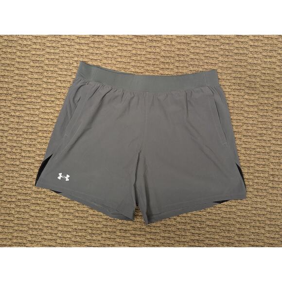 Under Armour Speedpocket 7” Running Shorts Men’s XL Gray NEW NWT Performance - Picture 2 of 11